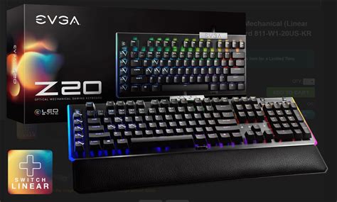 Product Review EVGA Z20 RGB Optical Mechanical Linear Switch Gaming