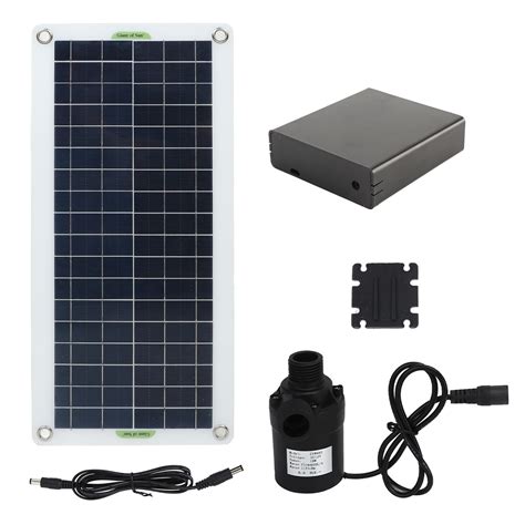 Solar Water Pump Kit 30W Polycrystalline Silicon 800L Per Hour Solar ...