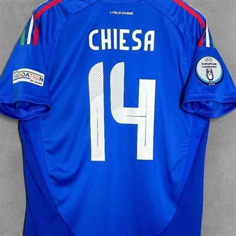 Jual Jersey Baju Bola Italia Italy Home Full Patch Nameset