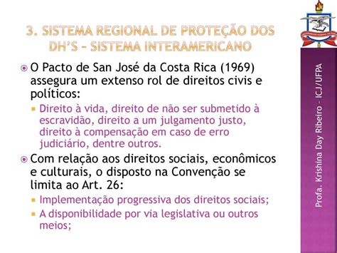 Aula Sistema Regional De Prote O Dos Direitos Humanos Ppt Carregar