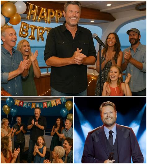 Country - 🎉 Blake Shelton’s 49th Birthday Bash: A Star-Studded Yacht