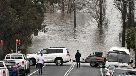 Regen In Australien Einige Orte Rund Um Sydney Stehen Unter Wasser