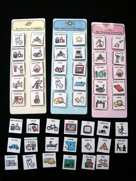 Printable Daily Routine Pecs Cards