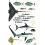 Poster Stickers Animaux Marins Poppik Autocollant Repositionnable