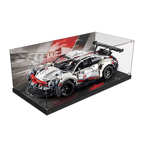 Light Your Bricks Acrylic Display Case For Lego Technic Porsche 911 RSR