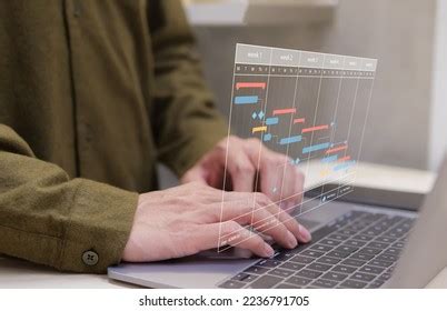 business analytics chart data management system stock photo