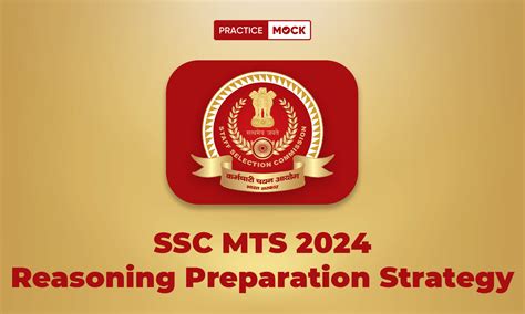 SSC MTS 2024 Reasoning Strategy Details Tips