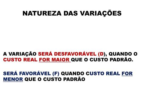 Custo Padr O Versus Custo Real Ppt Carregar