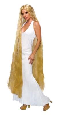Lady Godiva Rapunzel Long Blonde Wig Hair Godess Renaissance Costume Cm Queen EBay