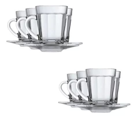 Set De 8 Tazas Con Platillos American Cup 90 Ml Nadir MercadoLibre