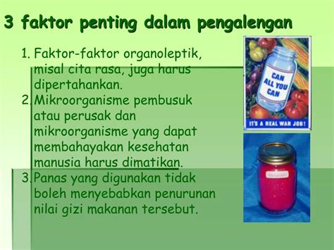 PPT TEKNOLOGI PROSES NABATI PENANGANAN BAHAN PERTANIAN PENGALENGAN