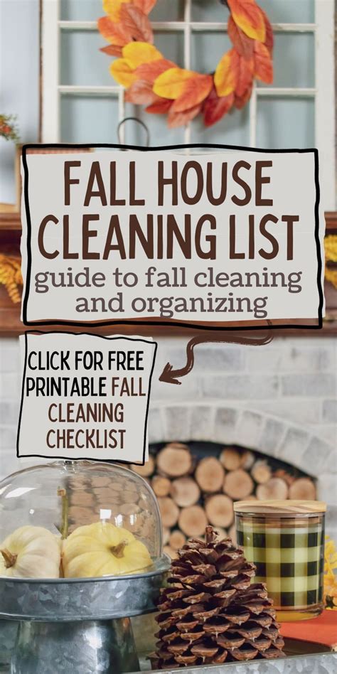 The Ultimate Fall Cleaning Guide With Fall Deep Cleaning Checklist