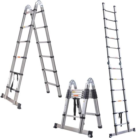 A Frame Telescopic Ladder Multi Purpose Ladder Extendable Ladders