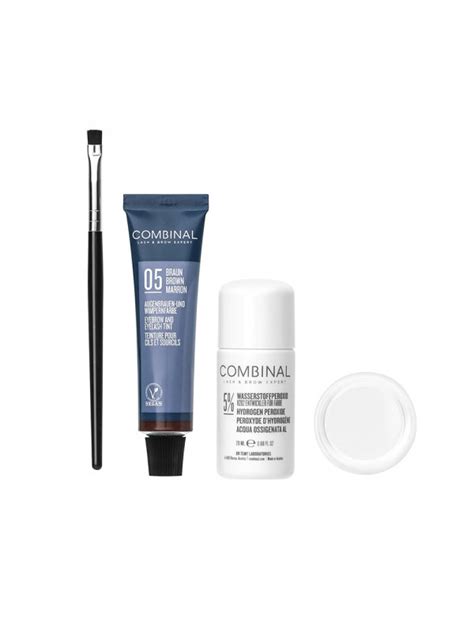 Kit Pour La Teinture Des Cils Et Sourcils Brun Combinal