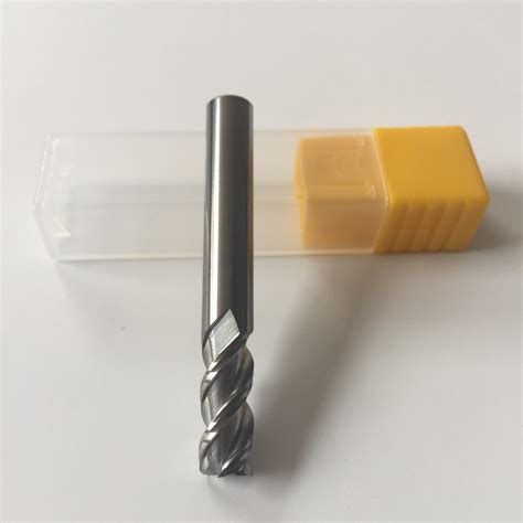 Precision HRC55 3 Flutes Square For Aluminum Carbide Tool China End