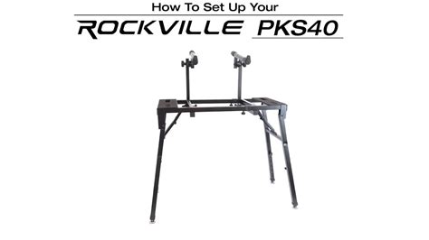 How To Set Up Rockville Pks Platform Style Tier Keyboard Stand