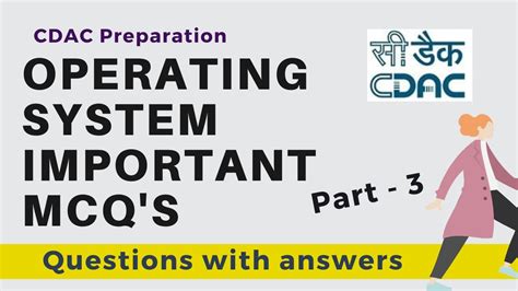 Operating System Important MCQ S Most Important Questions CDAC CAT