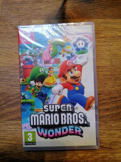 Super Mario Bros Wonder Nintendo Switch Sous Blister Vf Eur 5450