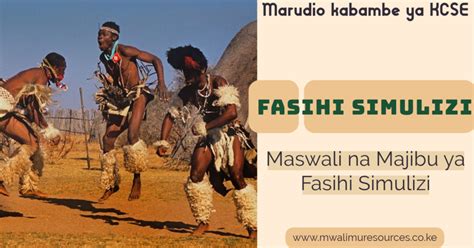 Maswali Na Majibu Ya Fasihi Simulizi Mwalimu Resources