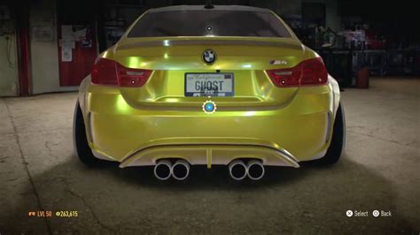 Need For Speed 2015 BMW M4 Customization Test Drive Maxed YouTube