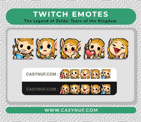 Legend Of Zelda Emotes For Twitch Discord Or Youtube Etsy