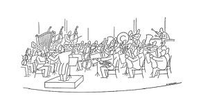 Orchestra Drawing at PaintingValley.com | Explore collection of ...