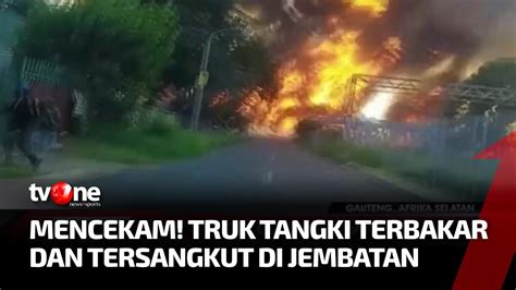 Duaarr Detik Detik Ledakan Truk Tangki Gas Meledak Terekam Kamera