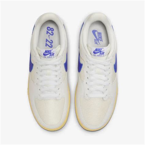 Nike Air Force 1 Low Unity White And Racer Blue Droper