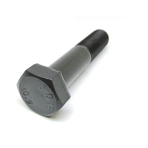 Болт с неполной резьбой М20 x 100 x 2.5 - 10.9 чёрный — купить в Москве ...