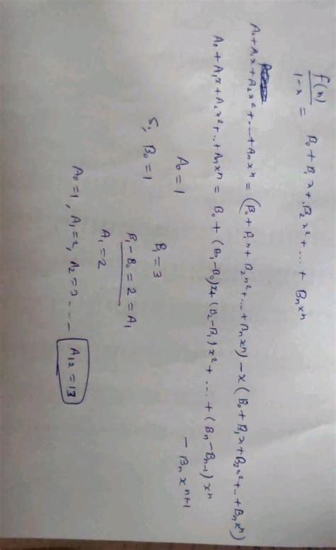 Q 14 Linked Comprehension Multiple Choice If F X A A1x A2x2 A3x3 Anx