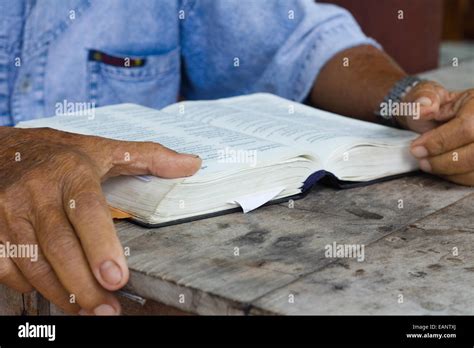 Bible On Table Hi Res Stock Photography And Images Alamy