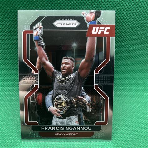 2022 Panini Prizm Ufc Francis Ngannou 153 Heavyweight Ebay