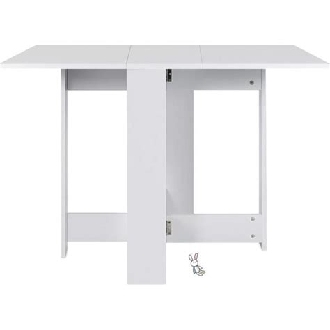 Table De Cuisine Pliable Z Blanc Pur Cm