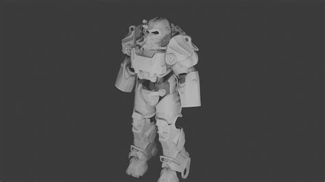 T 60 Power Armor Full Set Fallout Stl Files Caliuth