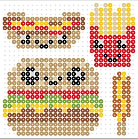 10 Easy Food Perler Bead Patterns To Make Yummy Artworks Julie Ann Art