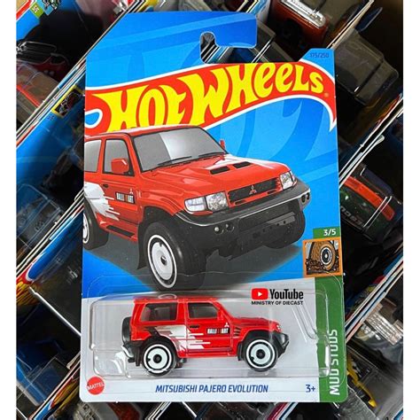 Hot Wheels Mud Studs 2023 Mitsubishi Pajero Evolution Shopee Brasil