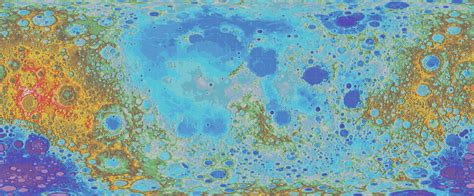 Moon Elevation Map