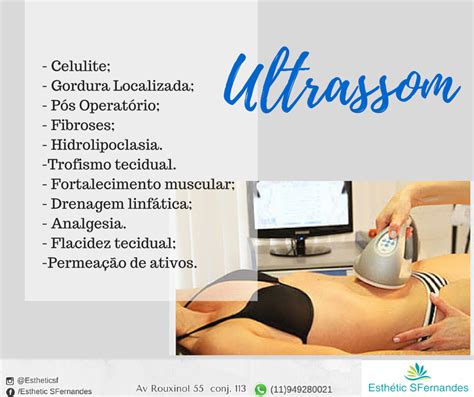 Esthetic SFernandes Ultrassom Tratamento para pós operatório e