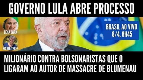 GOVERNO LULA ABRE PROCESSO MILIONÁRIO CONTRA BOLSONARISTAS QUE O