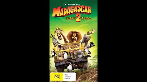 Opening To Madagascar Escape Africa Vhs Australia Youtube