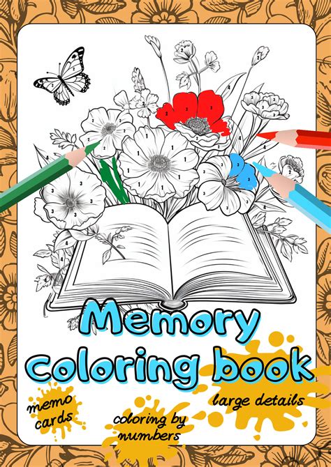 Memory Coloring Book Coloring Pages For Adults For Seniors With