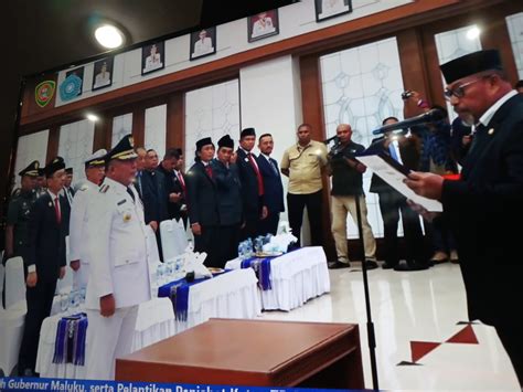 Piterson Rangkoratat Resmi Penjabat Bupati Kepulauan Tanimbar