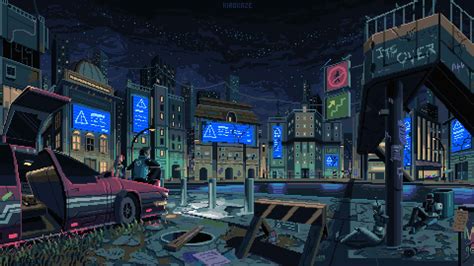 Pixel Lofi Cyberpunk Chill Live Wallpaper Desktophut