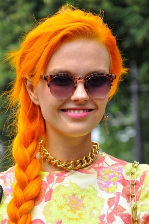 5 Cool Hair Color Ideas To Try Out Aelida Hair Color Orange Bold