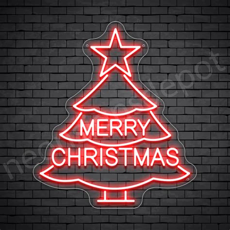 Merry Christmas V4 Neon Sign - Neon Signs Depot