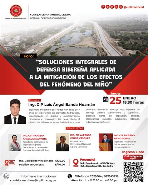 Foro Soluciones Integrales De Defensa RibereÑa Aplicada A La