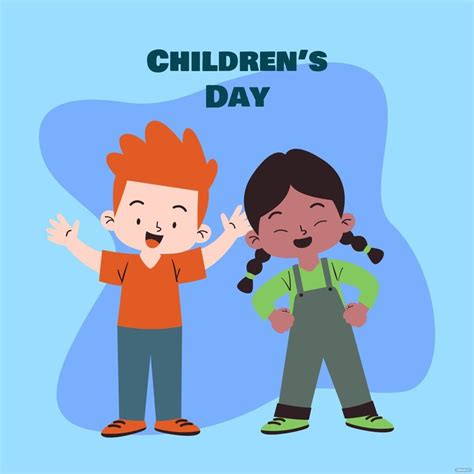 Childrens Day Vector In Eps Illustrator  Psd Png Svg