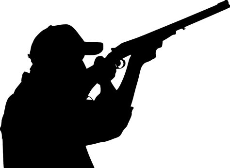 SVG Gun Hunting Hunter Free SVG Image Icon SVG Silh