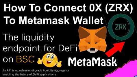 How To Connect X Zrx To Metamask Wallet Zrx Token Crypto Wallets