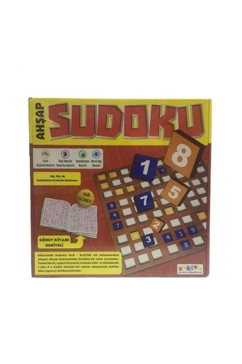 Genel Markalar Zekice Ahşap Sudoku Zk as01 Fiyatı Yorumları Trendyol